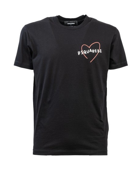 Shop DSQUARED2  T-shirt: Dsquared2 t-shirt in cotone.
Maniche corte.
Girocollo.
Logo.
Vestibilità regolare.
Composizione: 100% Cotone.
Fabbricato in Romania.. GD1162 S23009-900